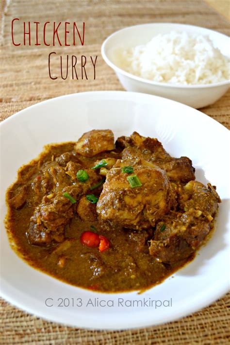 Guyanese-style Chicken Curry - Alica's Pepperpot