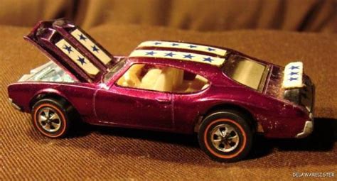 VINTAGE RARE, 1969 HOT WHEELS, REDLINE, OLDS 442, PURPLE | eBay