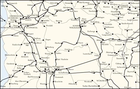 Germany Rail Map - Maps, Books & Travel Guides