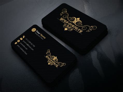 Luxury Business card design, Premium Business card, Gift card | Luxury ...