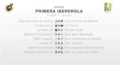 The new season of the women's Primera Division will start on September 8. The league will be ...