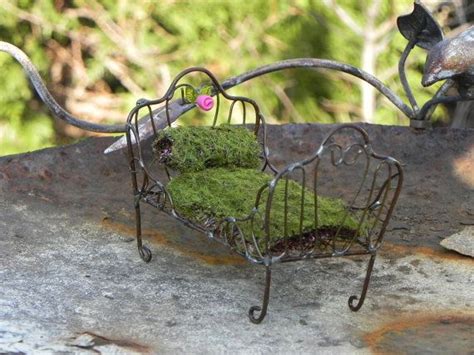 Fairy Bed Furniture Day Bed Miniature Accessory for Fairy | Etsy ...