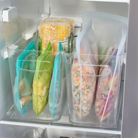 Stasher Clear Silicone Reusable Storage Bags | The Container Store