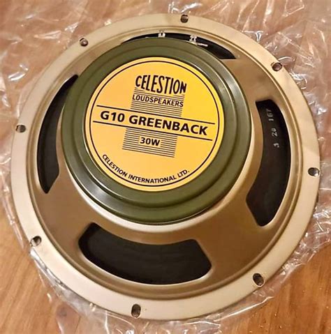 Celestion Greenback G10 made in U.K. | Reverb