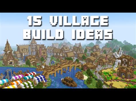 Minecraft Village Building Ideas