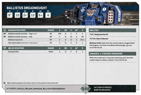 Warhammer 40K: Meet the Space Marine Ballistus Dreadnought - Bell of ...