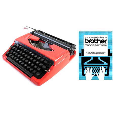 Brother Portable Typewriter Instruction Manual Instant Download - Etsy