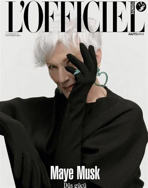 L’officiel Magazine: Turkey September 2022- Maye Musk one eye cover - Vigilant Links