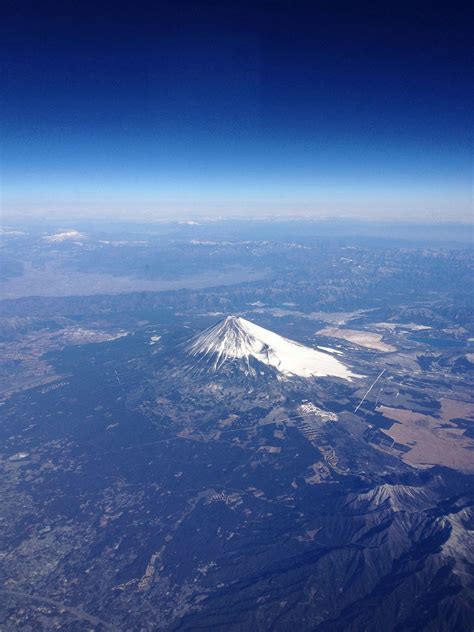 Mt. Fuji - half covered with snow | 風景