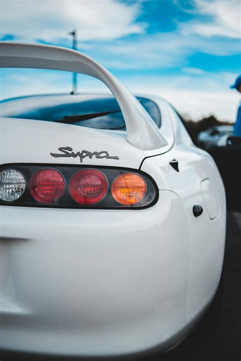 Photo of White Toyota Supra · Free Stock Photo