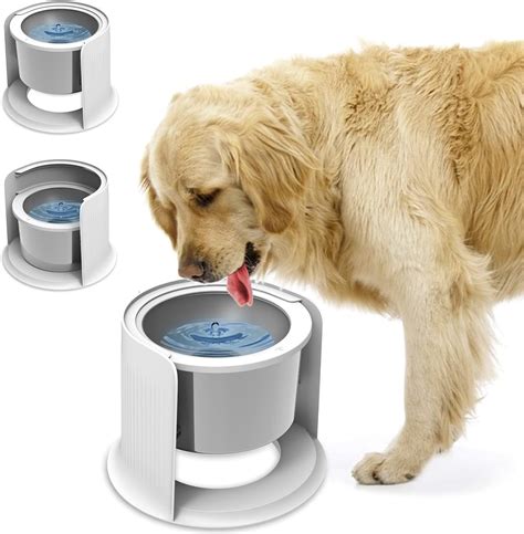 LIDLOK Dog Water Bowl Elevated Dog Bowls Slow Water Feeder Dog Bowl ...