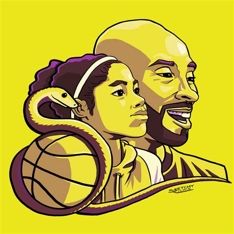 Kobe and Gigi by TheHeadache on DeviantArt