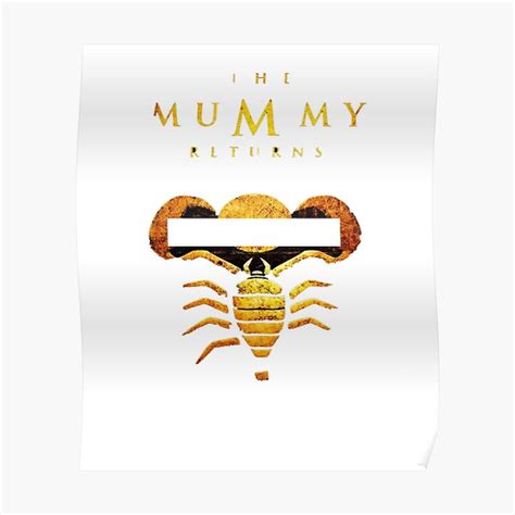 "The Mummy Returns Horror Movie Gift" Poster for Sale by codewil21 ...