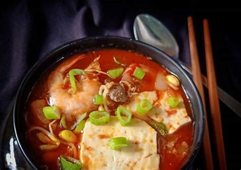 Resep Soup Tauge Tahu pedas oleh Kiena - Cookpad