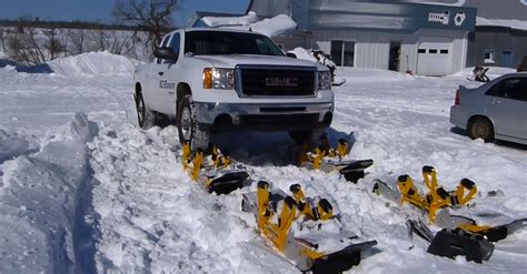 World's First Wheel Driven Snow Track System!