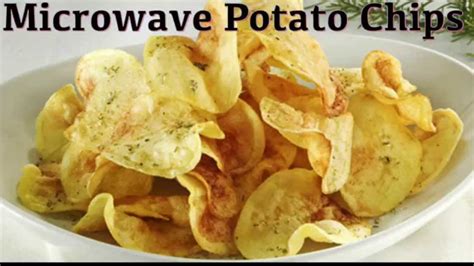 Potato Wafers / Chips in Microwave Recipe - YouTube