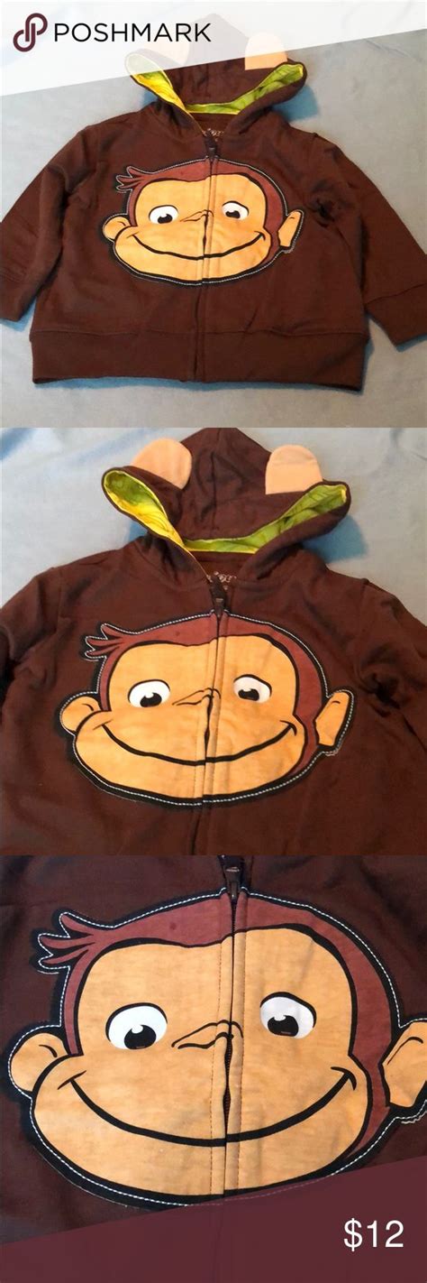 💵SOLD New Toddler Boy Curious George Hoodie 🍌 | Toddler boys, Curious george, Toddler