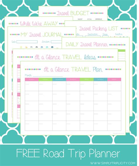 Road Trip Planner Template