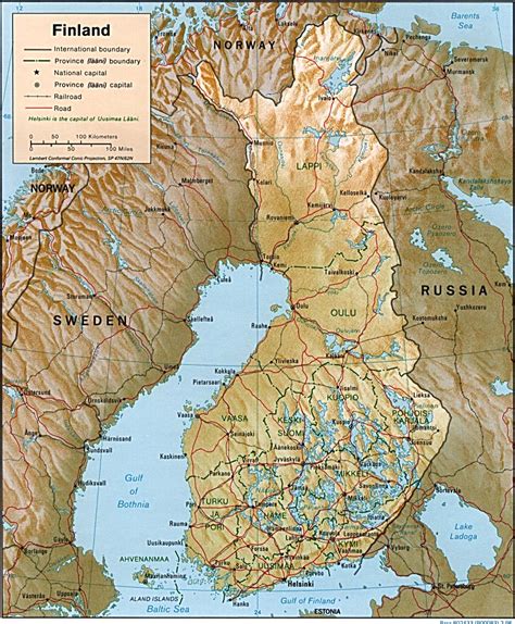 Mapa Grande da Finlandia