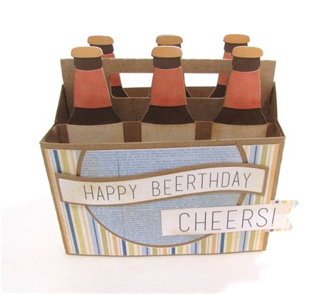 Beer Birthday Card Birthday Pop up Card Birthday Card for - Etsy