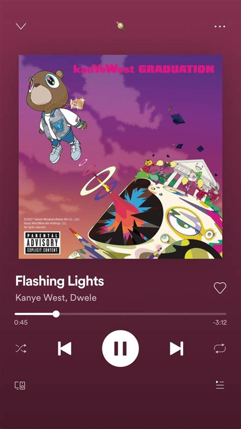 Flashing Lights | Kanye west, Music album cover, Kanye west songs