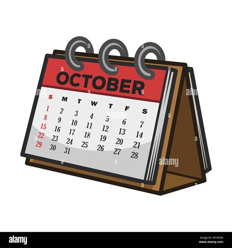 Happy Halloween October Calendar. Halloween Icon Vector Illustration ...