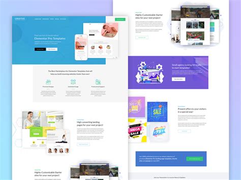 Creative Landing Page v2 🎉 by Creative Landing Pages on Dribbble