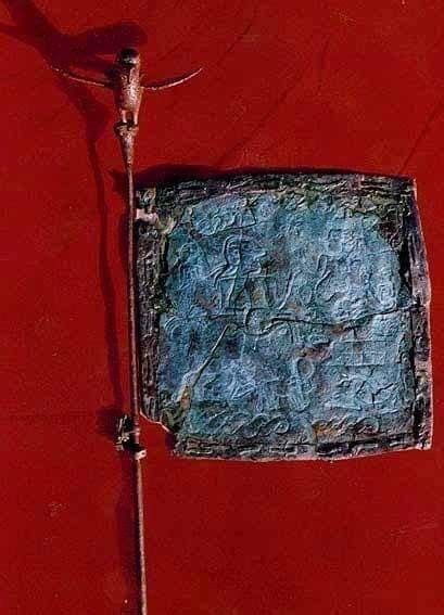 The oldest metal flag in human history (2400 BC) was found in Dasht-e ...