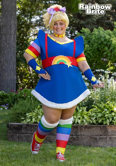 Rainbow Brite Women's Plus Size Costume