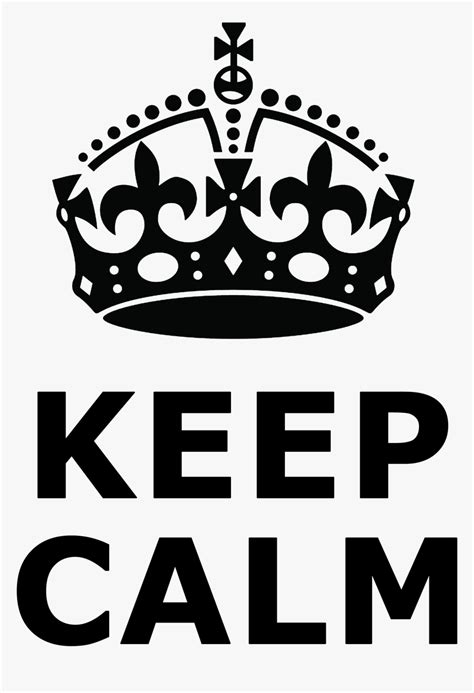 Keep Calm Png - Royal Crown Vector, Transparent Png - kindpng