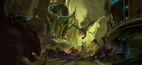 ArtStation - Starcraft 2 Blizzard Cinematic Concept Art.