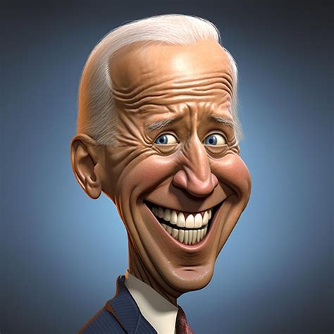 Premium AI Image | Joe Biden Cartoon Character Funny