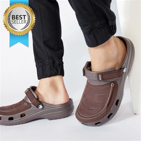 Men’s Classic Crocs Yukon Vista II Clog in brown/ nubuck