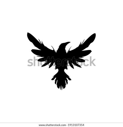 Logo de Raven Symbol. Diseño de: vector de stock (libre de regalías) 1913107354 | Shutterstock