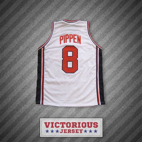 Scottie Pippen 8 National Team Basketball Jersey Any Player or Number ...