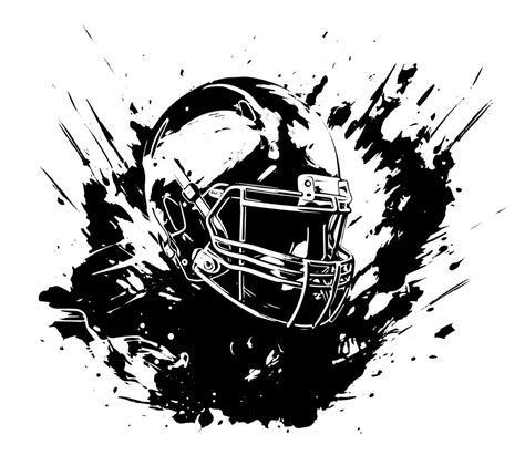 Football Player Helmet Dude Sports SVG File Vectored - Etsy