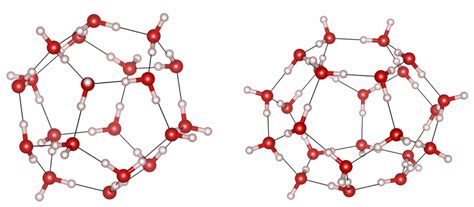 Molecules of methane can be trapped inside these frozen boxes of water which are kown as ...