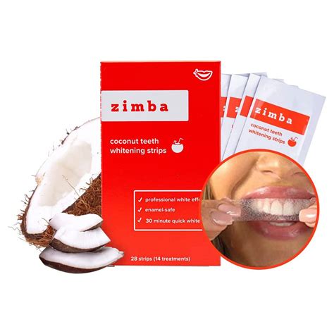 These Zimba Teeth Whitening Strips Work Fast and Are Just $25