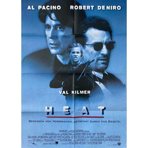 HEAT German Movie Poster - 23x33 in. - 1995