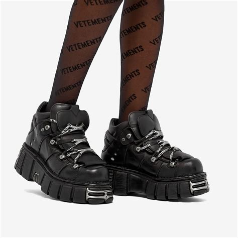 VETEMENTS New Rock Platform Sneaker Black | END. (AU)