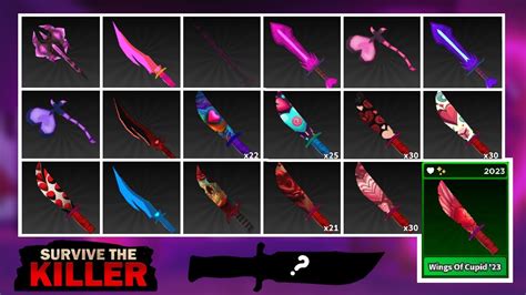 ALL NEW VALENTINES WEAPONS 2023 Showcase // 🔪Survive The Killer - YouTube