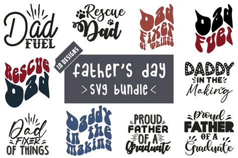 Father's Day SVG Bundle,Dad Quotes Svg Graphic by Svg Box · Creative Fabrica