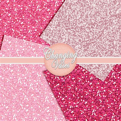 Digital Scrapbook Paper Pack Pink / Hot Pink Light Pink Baby - Etsy