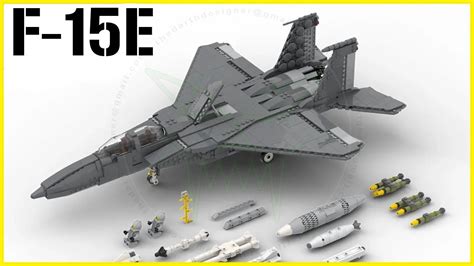 LEGO F-15 E Strike Eagle | 1:33 Minifigure Scale - YouTube