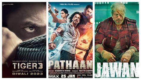 2023 upcoming Bollywood films: 'Pathaan', 'Tiger 3', 'Jawan' and more