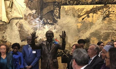 Nelson Mandela statue Unveiled at the UN | BellaNaija