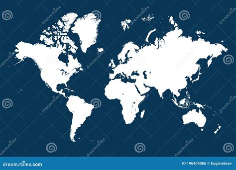 Highly Detailed Political Map of the World with Borders and Countries ...