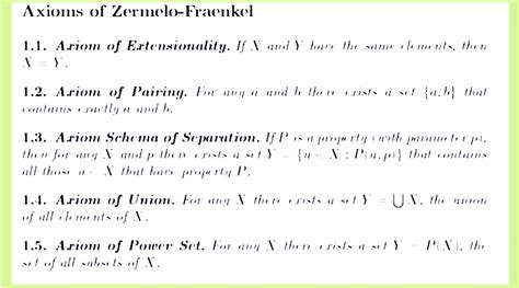 9. Axioms of Set Theory | Michał Korch