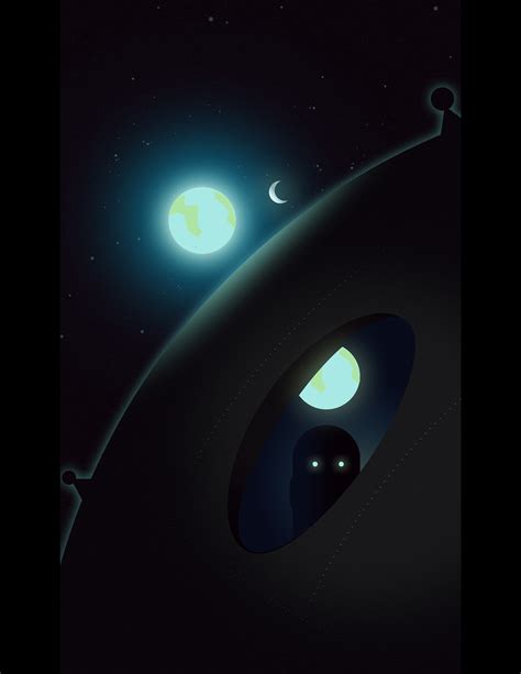 Out of the silent planet illustrations :: Behance