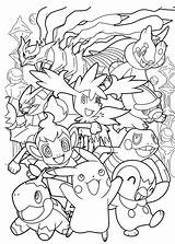 Pokemon For Children  Coloring Pages sketch template